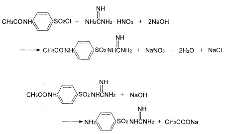 磺胺脒的合成路线2